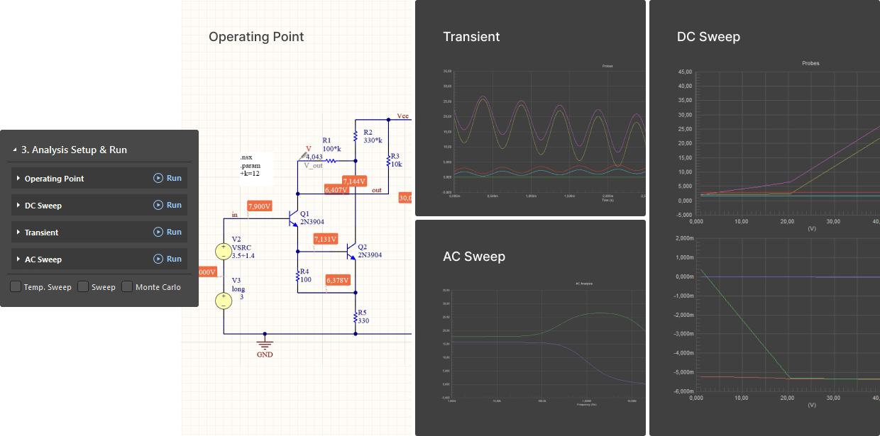 Perform all the essentials of circuit analysis