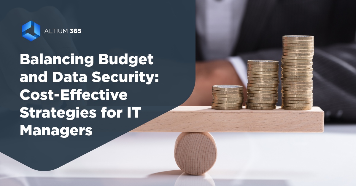 Balancing Budget and Data Security